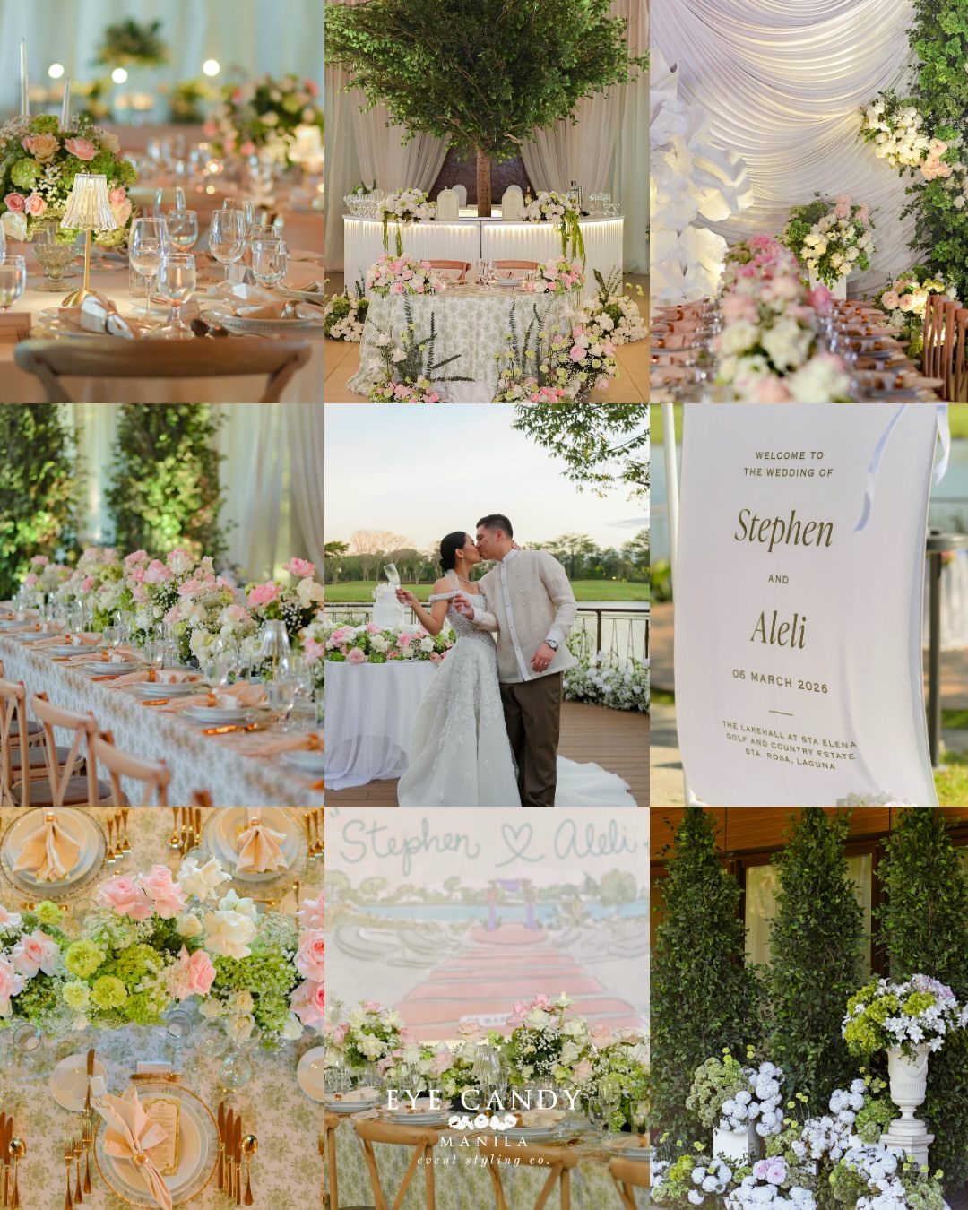 Romantic wedding decor